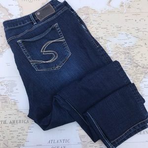 Silver Jeans Suki Jegging Size 24 Dark Wash Skinny